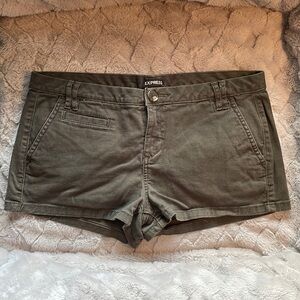 Express Gray/Green Shorts Size 8